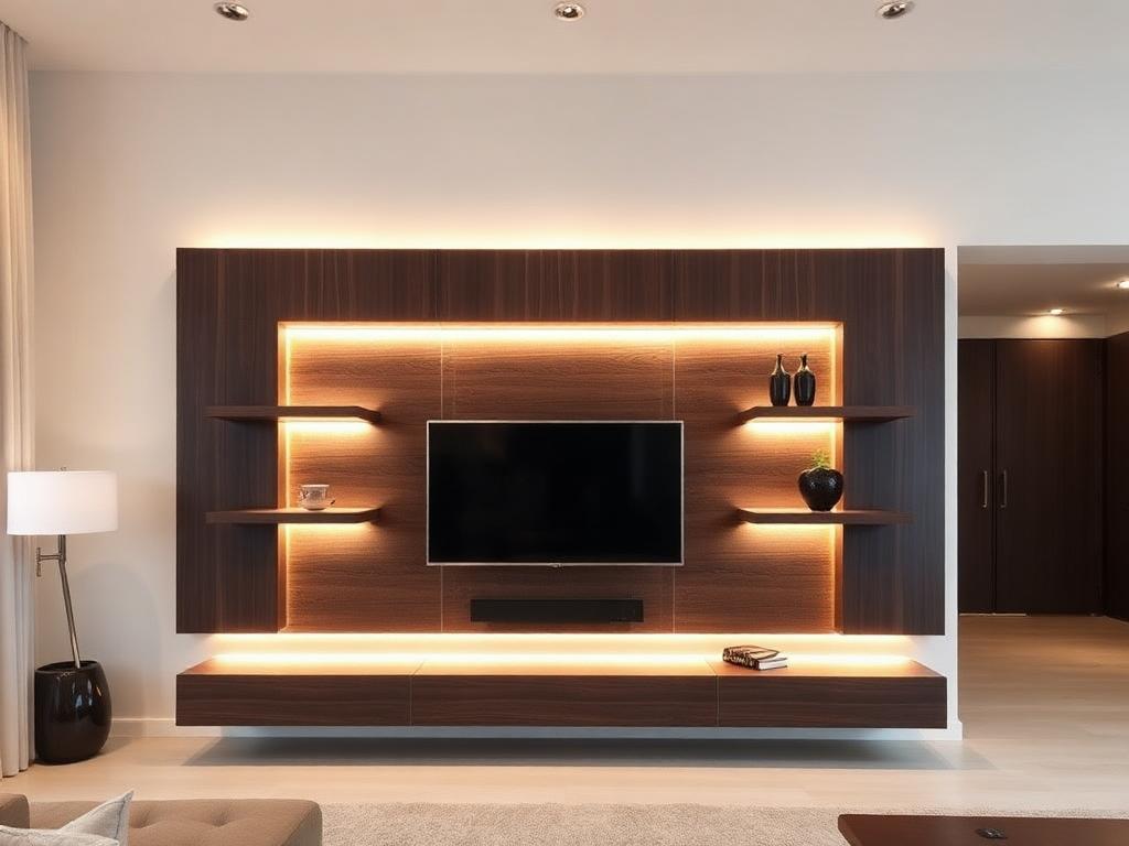 Instalação de painel de TV